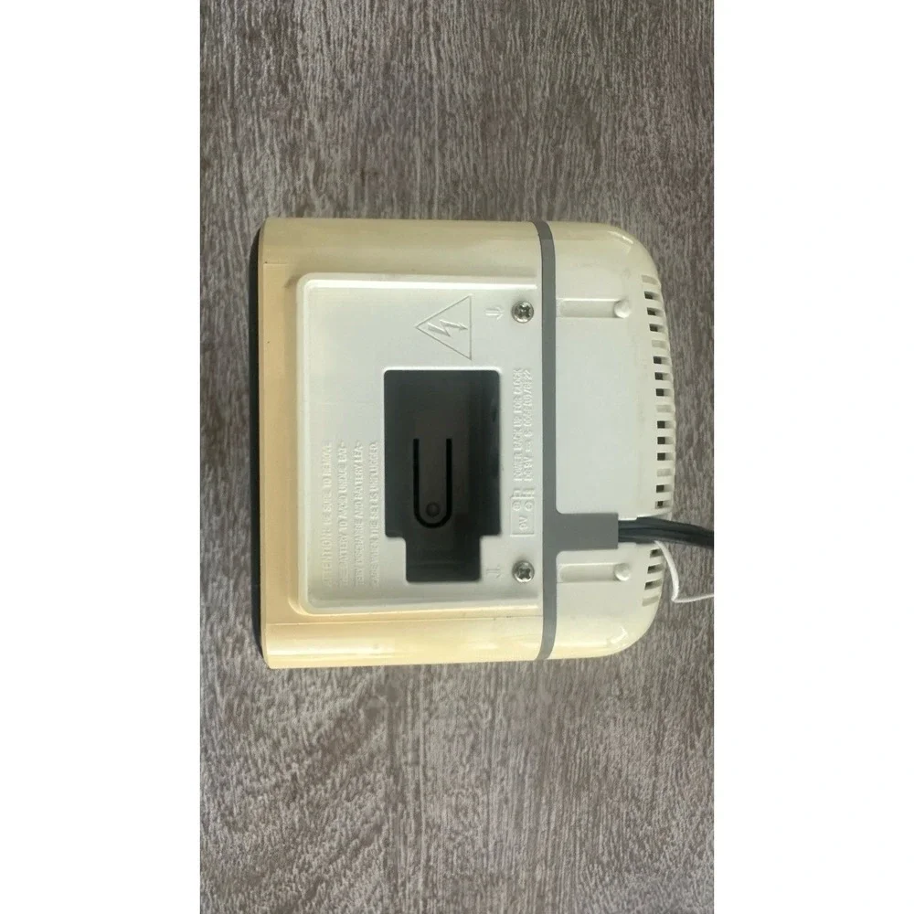 Vintage Sony Dream Machine ICF-C10W AM/FM Digital Clock Radio Beige Tested Works